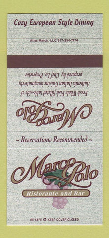 Matchbook Cover - Marco Polo Ristorante Bar Elkins Park PA 30 Strike