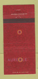 Matchbook Cover - Aureole New York City WEAR 30 Strike