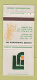 Matchbook Cover - Leisure Furnishings Bethany Beach DE Ocean City MD 30 Strike