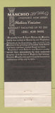 Matchbook Cover - Maschio Lyndhurst NJ 30 Strike