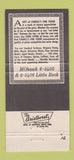 Matchbook Cover - Cordell's Restaurant Little Rock AR 30 Strike