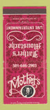 Matchbook Cover - Mother's Rather's Moustache Fort Smith AR Rye Hill 30 Strike