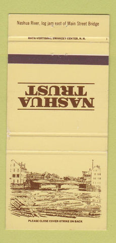 Matchbook Cover - Nashua Trust Bank NH 30 Strike