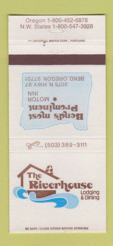 Matchbook Cover - Riverhouse Restaurant Motor Inn Bend OR 30 Strike
