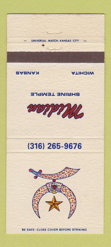 Matchbook Cover - Midian Shrine Temple Wichita KS 30 Strike