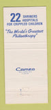 Matchbook Cover - Midian Shrine Temple Wichita KS 30 Strike