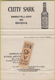 Matchbook Cover - Chesa Veglia Acapulco Mexico Cutty Sark WORN 40 Strike