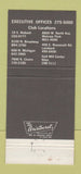 Matchbook Cover - Millionaire's Club Chicago IL 30 Strike