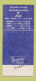 Matchbook Cover - University Club Pittsburgh PA 30 Strike