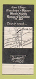 Matchbook Cover - Swan Club Glenwood Landing LI NY 30 Strike