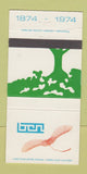 Matchbook Cover - BCA? 1974 Thomas Carlyle Canada LA Fontaine 30 Strike