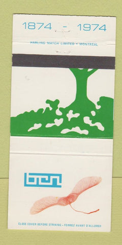 Matchbook Cover - BCA? 1974 Thomas Carlyle Canada LA Fontaine 30 Strike