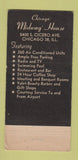 Matchbook Cover - Chicago Midway House Motor Hotel IL 30 Strike