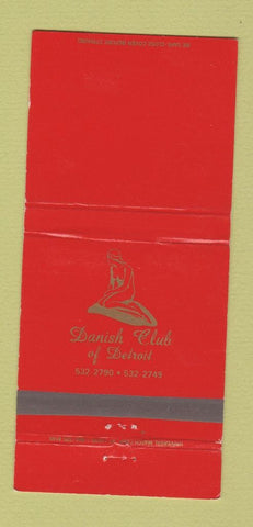 Matchbook Cover - Danish Club of Detroit MI 30 Strike