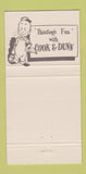 Matchbook Cover - True Value Hardware Whitesell Bros 30 Strike
