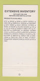 Matchbook Cover - Thrust Hydraulics Dallas Houston Longview TX 30 Strike