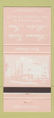 Matchbook Cover - Buena Vista Motor Inn San Francisco CA 30 Strike