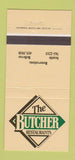 Matchbook Cover - The Butcher Restaurant Seattle Bellevue WA 30 Strike