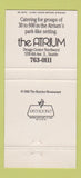 Matchbook Cover - The Butcher Restaurant Seattle Bellevue WA 30 Strike