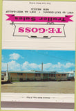Matchbook Cover - T.E. Goss Trailer Sales Gallup NM Route 66 40 Strike