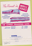 Matchbook Cover - T.E. Goss Trailer Sales Gallup NM Route 66 40 Strike
