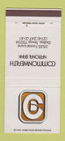 Matchbook Cover - Commonwealth National Bank Dallas TX 30 Strike