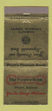 Matchbook Cover - Peoples Bank Pratt KS WEAR 30 Strike