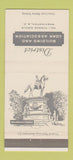 Matchbook Cover - District Building and Loan Washington DC 30 Strike