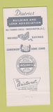 Matchbook Cover - District Building and Loan Washington DC 30 Strike