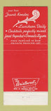 Matchbook Cover - The Clarmont Columbus OH Restaurant WEAR 30 Strike