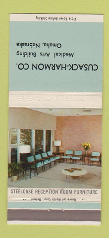 Matchbook Cover - Steelcase Office Furniture Cusack Harmon Omaha NE 30 Strike