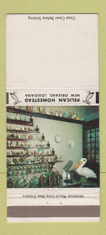 Matchbook Cover - Pelican Homestead New Orleans LA 30 Strike