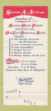 Matchbook Cover - Roseville Sacred Heart Parish Credit Union MI 30 Strike