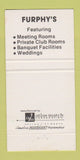 Matchbook Cover - Furphy's Restaurant Pueblo Colorado 30 Strike