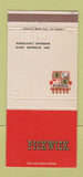 Matchbook Cover - Pickwick Burbank CA 30 Strike