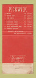 Matchbook Cover - Pickwick Burbank CA 30 Strike