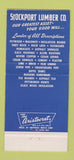 Matchbook Cover - Stockport Lumber Hudson NY 30 Strike