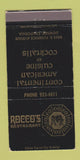 Matchbook Cover - Rocco's Restaurant Downey CA WEAR 30 Strike