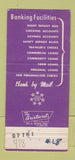 Matchbook Cover - St Ansgar State Bank IA 30 Strike