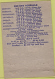 Matchbook Cover - Eagle Inn Dock Ephriam WI WEAR 40 Strike