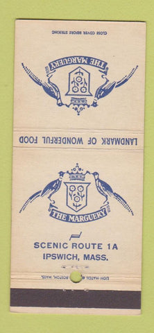 Matchbook Cover - The Marguery Ipswich MA 30 Strike