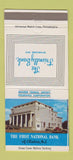 Matchbook Cover - First National Bank Clinton NJ 30 Strike