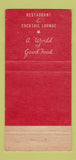 Matchbook Cover - Normandie Inn Chicago IL 30 Strike