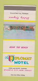 Matchbook Cover - Diplomat Motel Atlantic City NJ 30 Strike