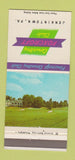 Matchbook Cover - Foxcroft Country Club Jenkintown PA 30 Strike
