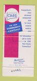 Matchbook Cover - Connecticut Medical Service Blue Shield New Haven CT 30 Strike