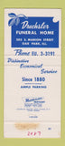 Matchbook Cover - Dreshsler Funeral Home Oak Park IL 30 Strike
