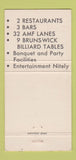 Matchbook Cover - Western Bowling Branding Iron Champaign IL 30 Strike