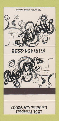 Matchbook Cover - Alfonso's La Jolla CA 30 Strike