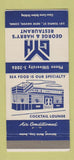 Matchbook Cover - George & Harry's Restaurant New Haven CT 30 Strike